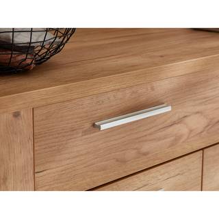 Garderobeset Castera I (4-delig) Navarra eikenhouten look/zilverkleurig