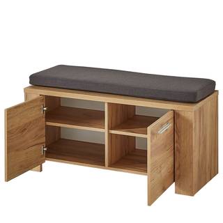 Garderobeset Castera I (4-delig) Navarra eikenhouten look/zilverkleurig