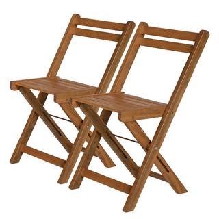 Balkonset Cary (3-teilig) Akazie massiv - Braun