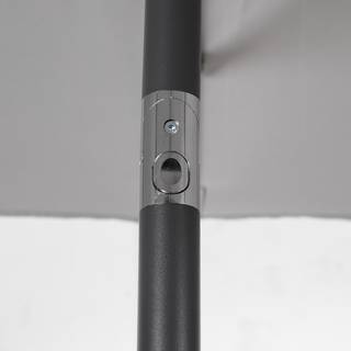 Balkonparasol Suno aluminium/polyester - Grijs