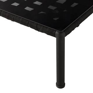 Loungeset Koozy (2-teilig) Stahl / Polyester - Grau / Schwarz