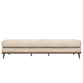 Recamiere BILLUND Strukturstoff - Strukturstoff Talta: Creme