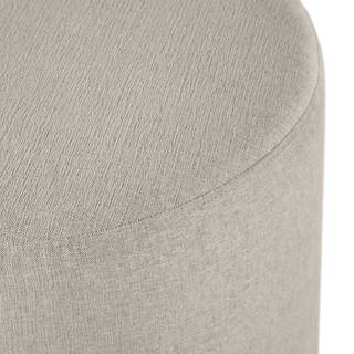 Repose-pieds Redmond II Tissu - Tissu Nere: Gris clair