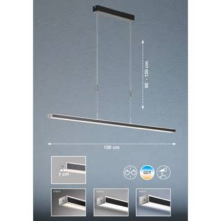 LED-hanglamp Tournay acrylglas/ijzer - 2 lichtbronnen