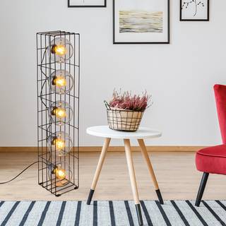 Stehleuchte Vallemar Klarglas / Eisen - 5-flammig