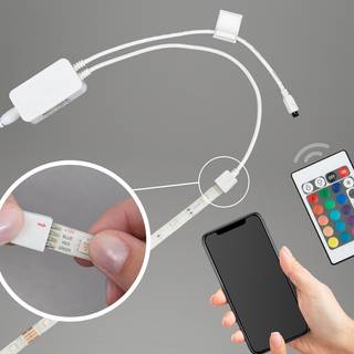 LED-Stripes  Wifi Polycarbonat / Eisen - 150-flammig