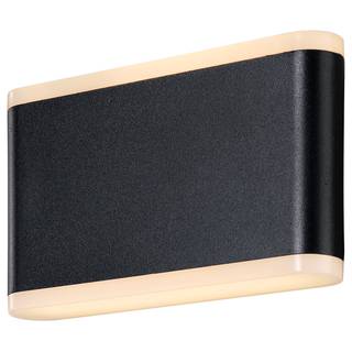 Applique murale LED Akron II Matière plastique / Aluminium - 2 ampoules