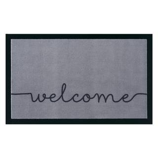 Fußmatte Cozy Welcome Polyamid - Grau / Schwarz