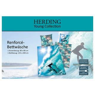 Bettwäsche Surfer Baumwollstoff - Mehrfarbig