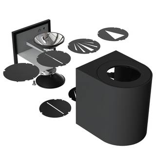 LED-Wandleuchte Canto II Stahl - 2-flammig