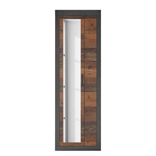 Armoire Buzan Imitation bois recyclé / Anthracite