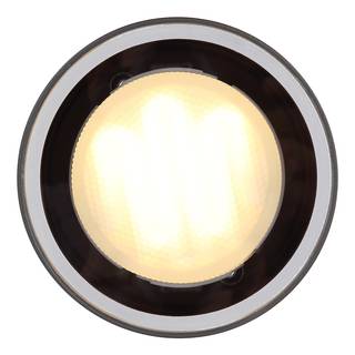 Deckenleuchte Alcala Klarglas / Eisen - 1-flammig - Schwarz