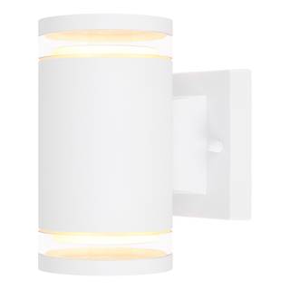 Wandlamp Alcala transparant glas/ijzer - 2 lichtbronnen - Wit