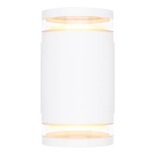 Wandlamp Alcala transparant glas/ijzer - 2 lichtbronnen - Wit