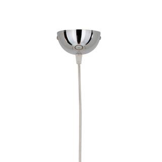 Hanglamp Midas III katoen/staal - 1 lichtbron