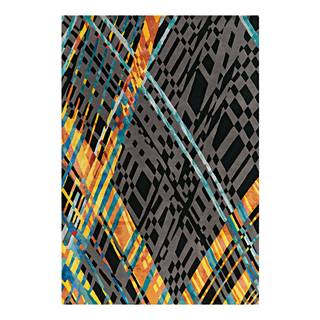 Tapis en laine Diamond Tissu mélangé - Multicolore