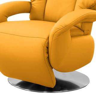 Relaxsessel Givors Echtleder - Echtleder Pua: Goldbraun - Relaxfunktion