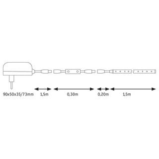 LED-Stripes SimpLED 1,5m III Silikon - 1-flammig