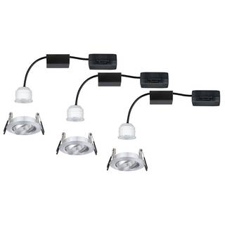 LED-inbouwlamp Nova VI kunststof/aluminium - 3 lichtbronnen