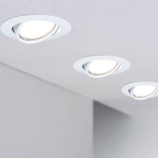 LED-inbouwlamp Base VI acrylglas/aluminium - 3 lichtbronnen