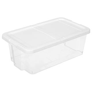 Schuhbox La Maxe (12er-Set) Kunststoff - Weiß - 13 x 20 cm