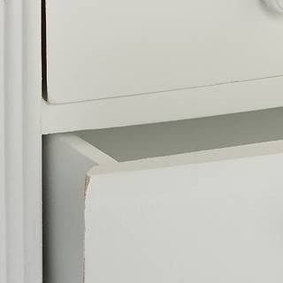 Kleine ladekast Engolasters massief sparrenhout - wit