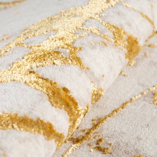 Kurzflorteppich Lara 805 Kunstfaser - Gold - 120 x 170 cm