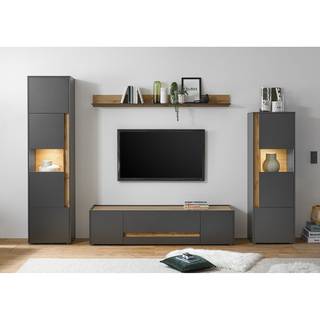 Tv-meubel Olon I Antraciet - Breedte: 170 cm