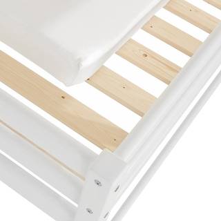 Halfhoog bed Fairytale Knight I 90 x 200cm - Zonder matras - Met ladder