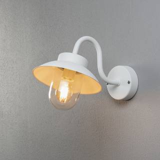 Wandleuchte Vega Mini Aluminium - 1-flammig - Weiß