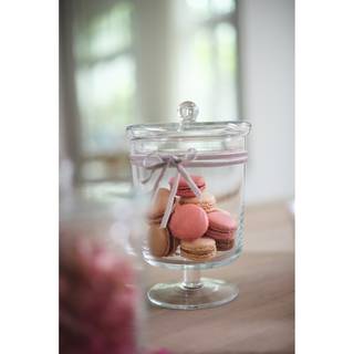 Dose auf Fuß Poesia II Kalk-Natron Glas - 24,5 cm