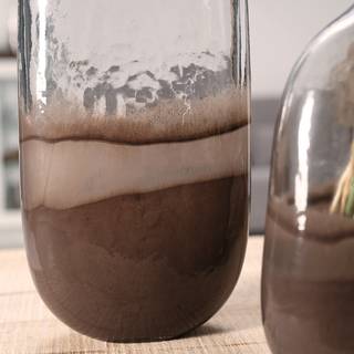Vaas Casolare I gekleurd glas - bruin