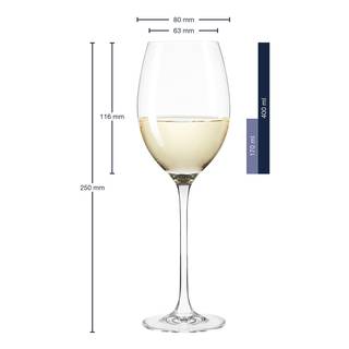 Verres à vin Cheers III (lot de 6) Transparent - 400 ml