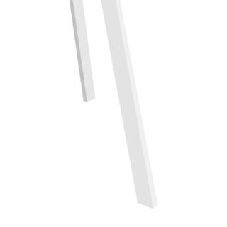Bureau Unieux II Knoestige eikenhouten look - Breedte: 120 cm - Wit