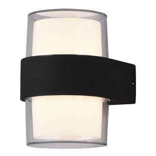 LED-Wandleuchte Molina I Polyacryl / Aluminium - 2-flammig