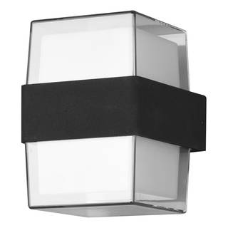 LED-wandlamp Molina II polyacryl/aluminium - 1 lichtbron