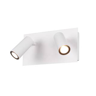LED-Wandleuchte Tunga III Aluminium - 2-flammig - Weiß