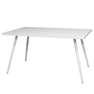 Bureau Unieux I Mat wit - Breedte: 160 cm - Wit