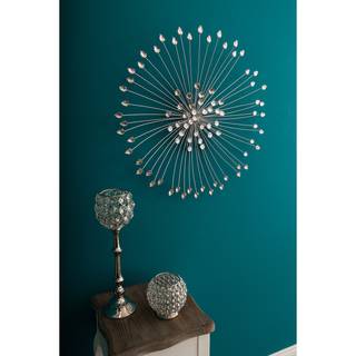 Wanddecoratie Puurmani ijzer - zilverkleurig