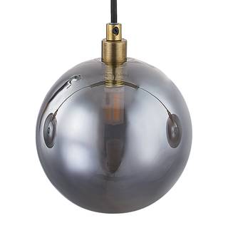 Hanglamp Helja II rookglas/ijzer - 3 lichtbronnen