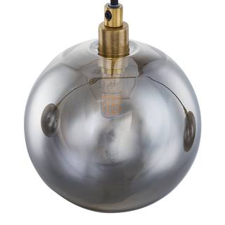 Hanglamp Helja II rookglas/ijzer - 3 lichtbronnen