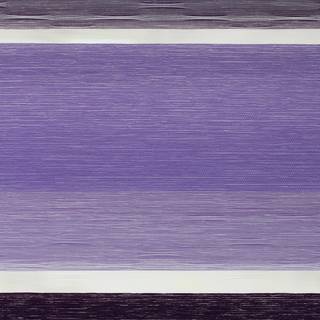 Store enrouleur sans perçage III Polyester - Violet / Blanc - 90 x 220 cm
