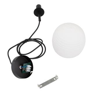 Pendelleuchte Amalis I Milchglas / Eisen - 1-flammig