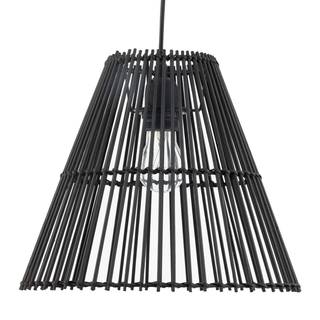 Lampada a sospensione Apulien I Rattan / Ferro - 1 punto luce