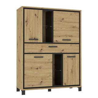 Kast Egan Artisan eikenhouten look/zwarte eikenhouten look