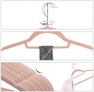 Kleiderbügel Ashbury (50er-Set) ABS-Kunststoff - Rosa / Weiß
