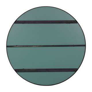 Spiegel Bagani I Metall - Schwarz - Durchmesser: 115 cm