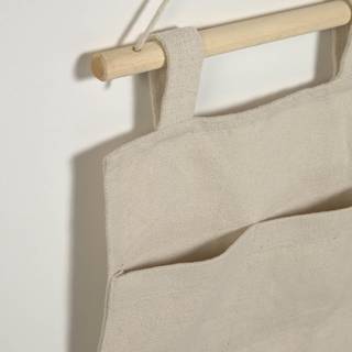 Hängeorganisator Niale Beige - Textil - 52 x 50 x 1 cm