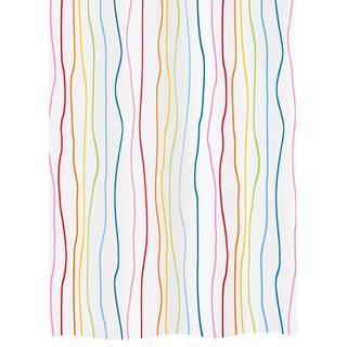 Douchegordijn Jolie polyester - meerdere kleuren - 180 x 200 cm