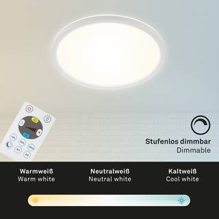 LED-Deckenleuchte Slim II Polycarbonat - 1-flammig